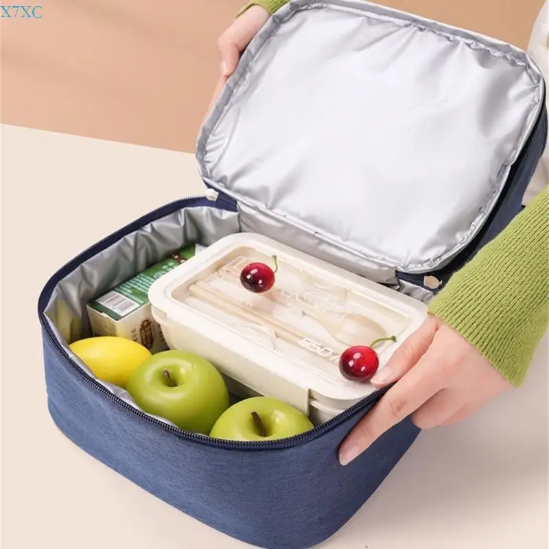 X7XC Cooling Bag Thermal Bag Large Capacity Lunch Bag Insulated Bag for Picnics Work