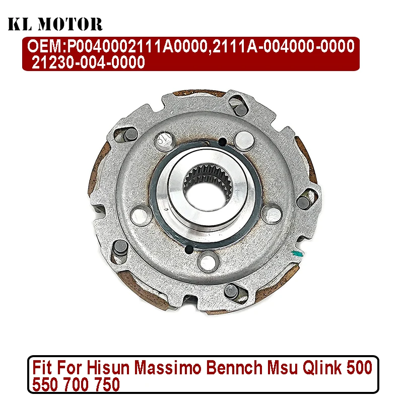 Wymiana szczęk sprzęgła mokrego do Hisun Massimo Bennch Msu Qlink 500 550 700 750 21230-F39-0000 2111A-004000-0000 P0040002111A0000