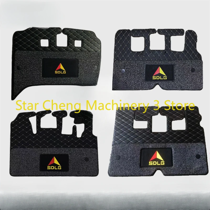 

New All Series SDLG Excavator Cab Floor Mat For E6 55 60 75 80 135 210 375 400 550 High Quality F/H Carpet Hydraulic Hammer