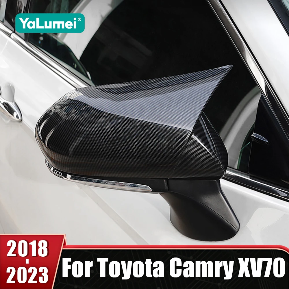 

For Toyota Camry XV70 2018 2019 2020 2021 2022 2023 ABS Car Rearview Mirror Cover Trim Side Mirror Cap Shell Trims Accessories
