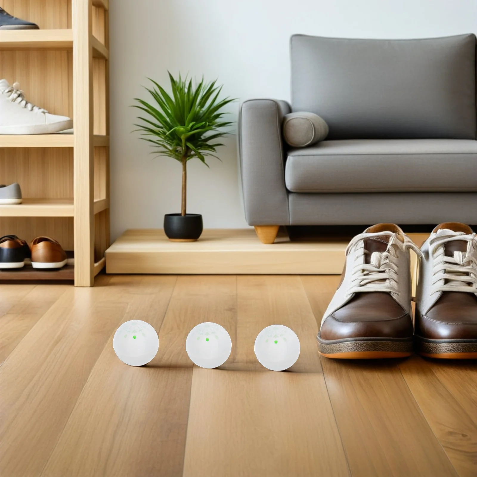 18 قطعة من كرات إزالة الروائح الكريهة للأحذية، معطر هواء للأحذية الرياضية وحقائب الجيم والخزائن، كرات صغيرة لإزالة الروائح للاستخدام المنزلي