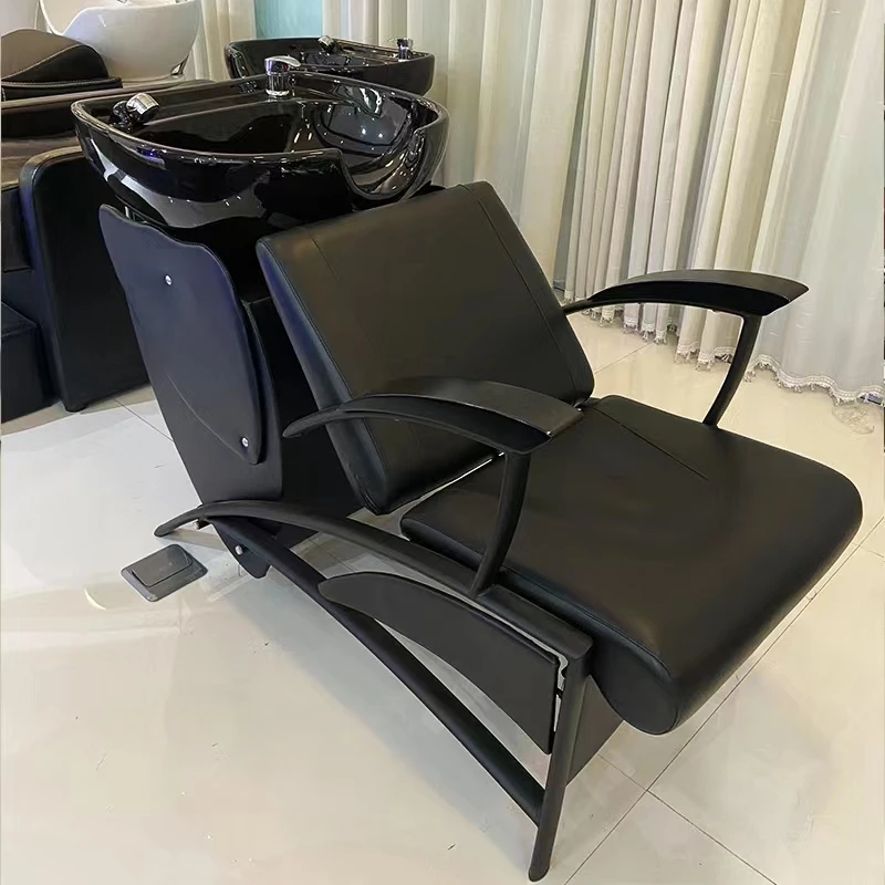 

Профессиональная элитная мебель для салонов красоты: Удобное уникальное кресло для мытья головы, деревянное кресло для мытья головы в салоне красоты