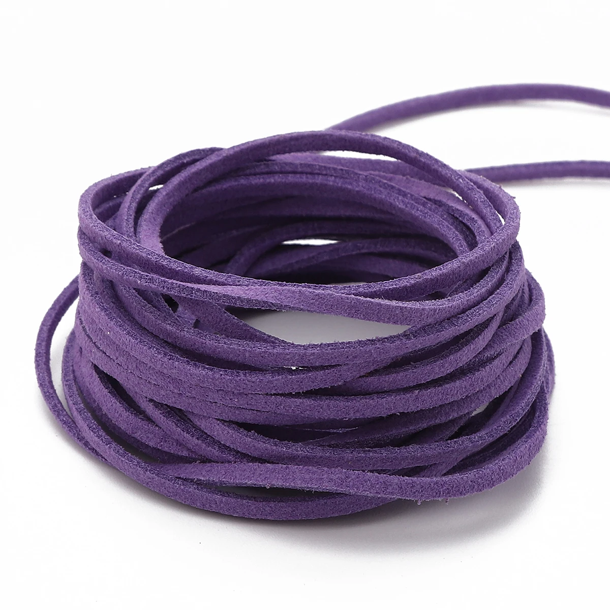3mm Flat Double Sided Suede Cord for DIY Beading