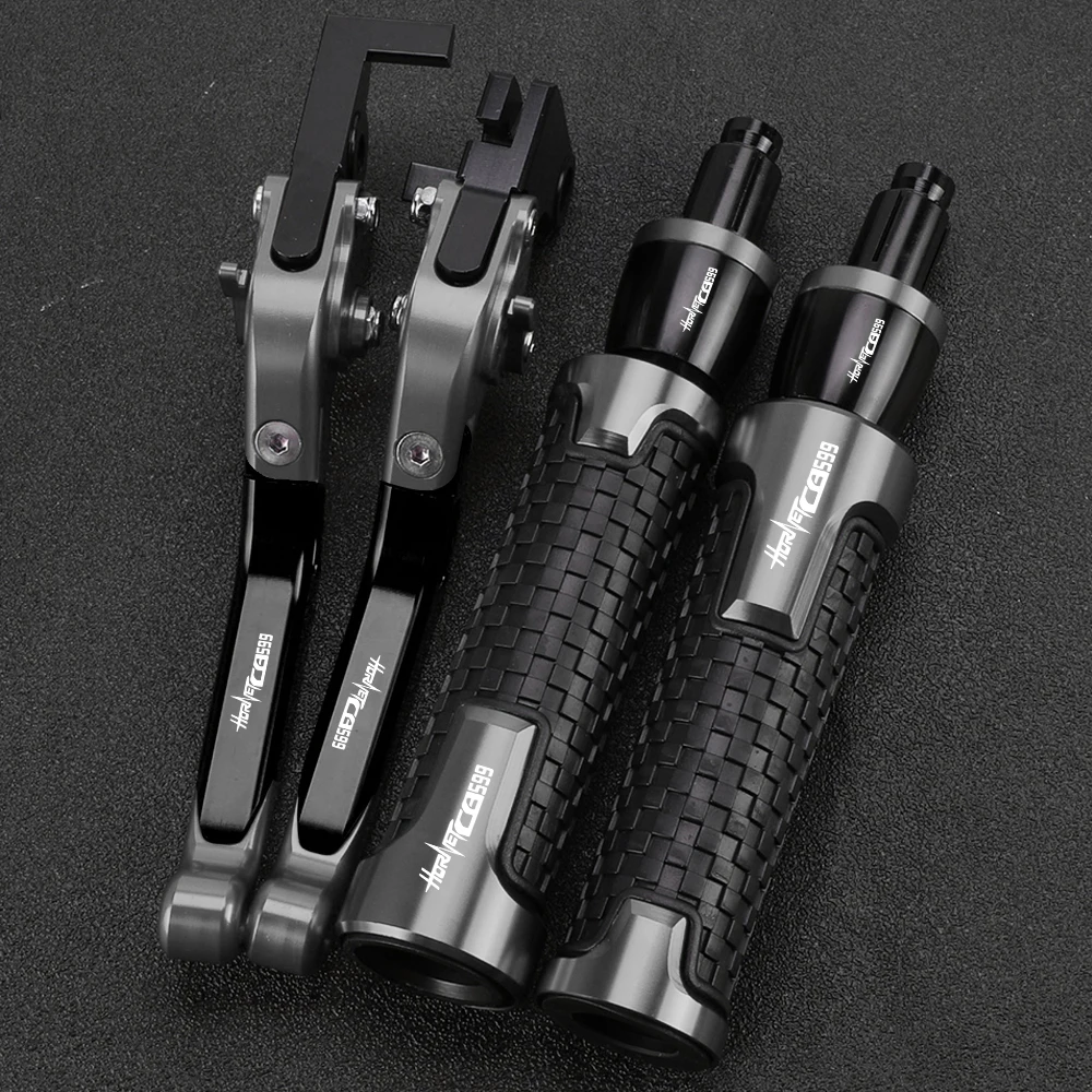 

For HONDA CB599HORNET CB599 HORNET 1998 1999 2000 2001 Motorcycle Adjustable Brake & Clutch Levers 7/8"22MM Handlebar Grips Ends