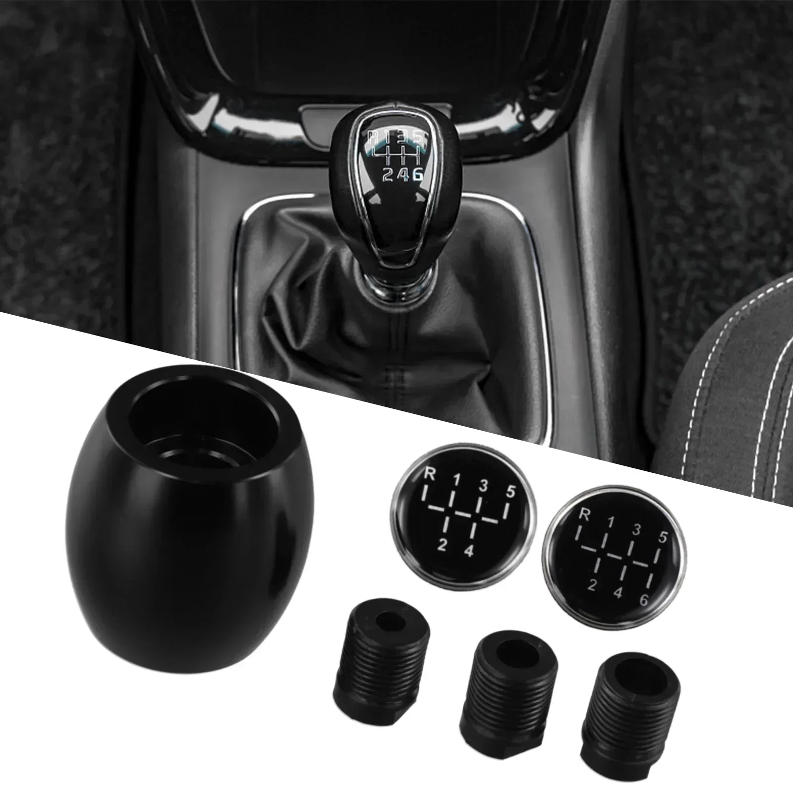 

Manual Car Racing Gear Stick Shifter Lift Up Reverse Shift Knob 5/6 Speed Black Aluminum Manual Shift Knob & Accessories