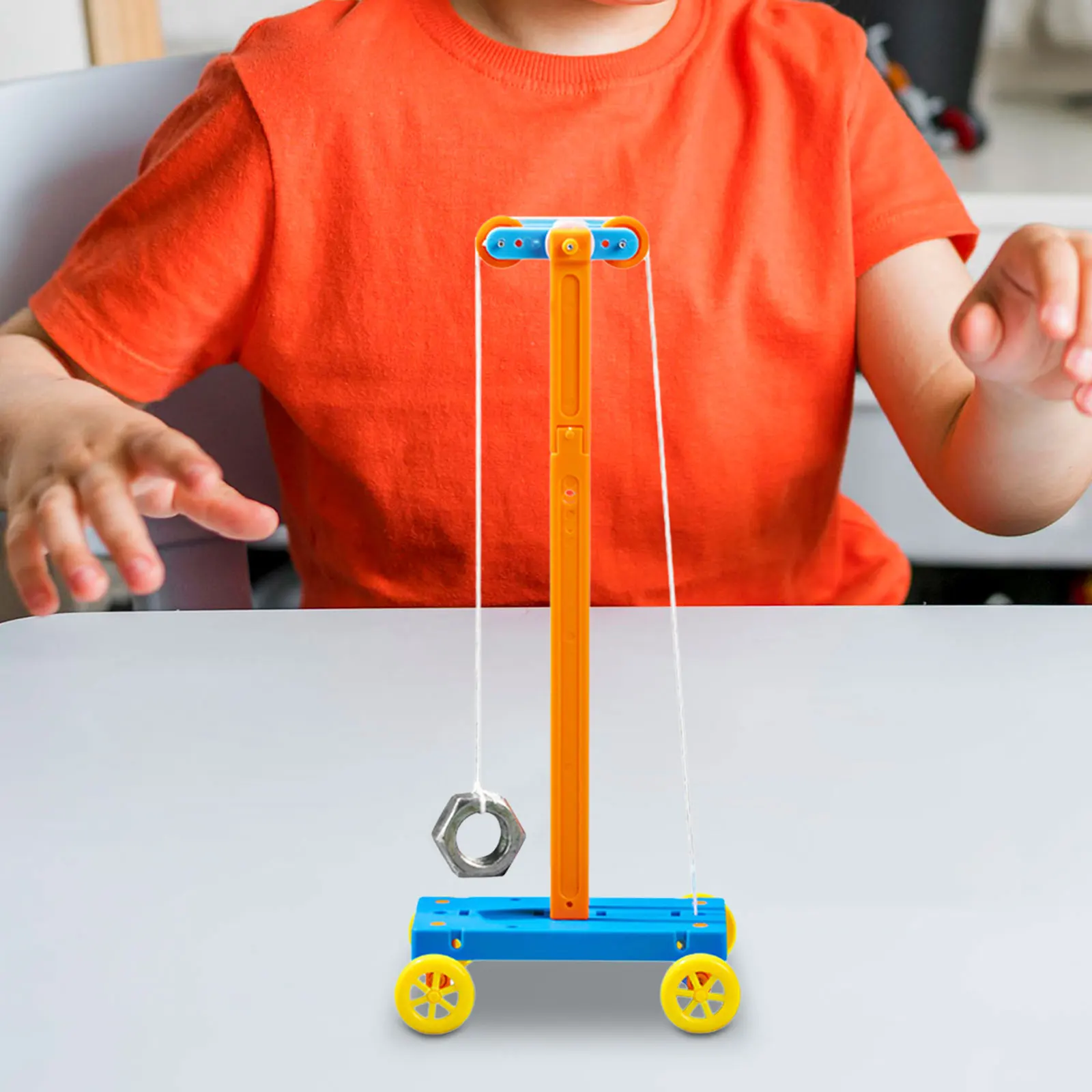 DIY Gravity Car Technology Small Production Children\'s Physics Invention Scientific Experiment Stem Maker Material Teaching Aids