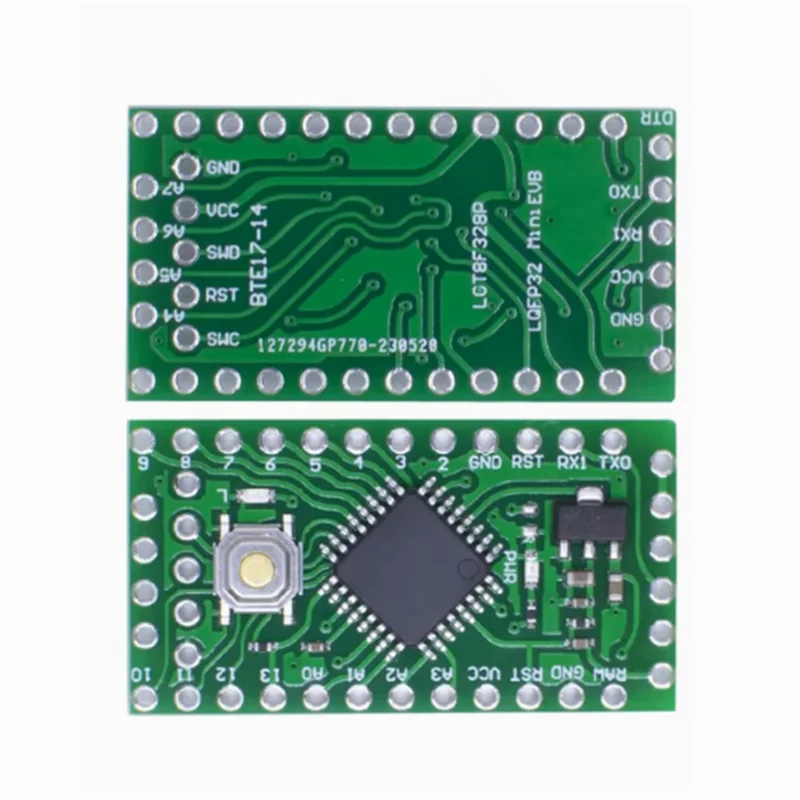 1-10pcs LGT8F328P LQFP32 MiniEVB 3.3V / 5V Replaces Pro Mini ATMEGA328P Fully Compatible For Arduino USE HT42B534-1 Driver