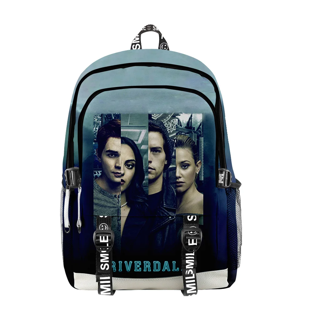 Trendy Popular TV Riverdale Season 5 School Bags Unisex 3D Print Oxford Waterproof Notebook multifunction Travel Backpacks image 4