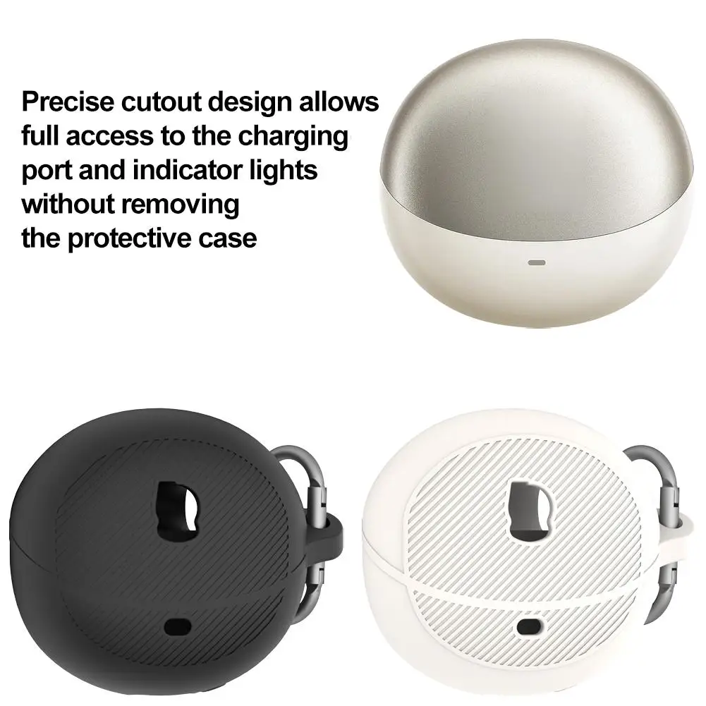 Para baseus inspire xp1 fone de ouvido silicone protetor caso escudo à prova ddustágua & à prova de choque capa protetora