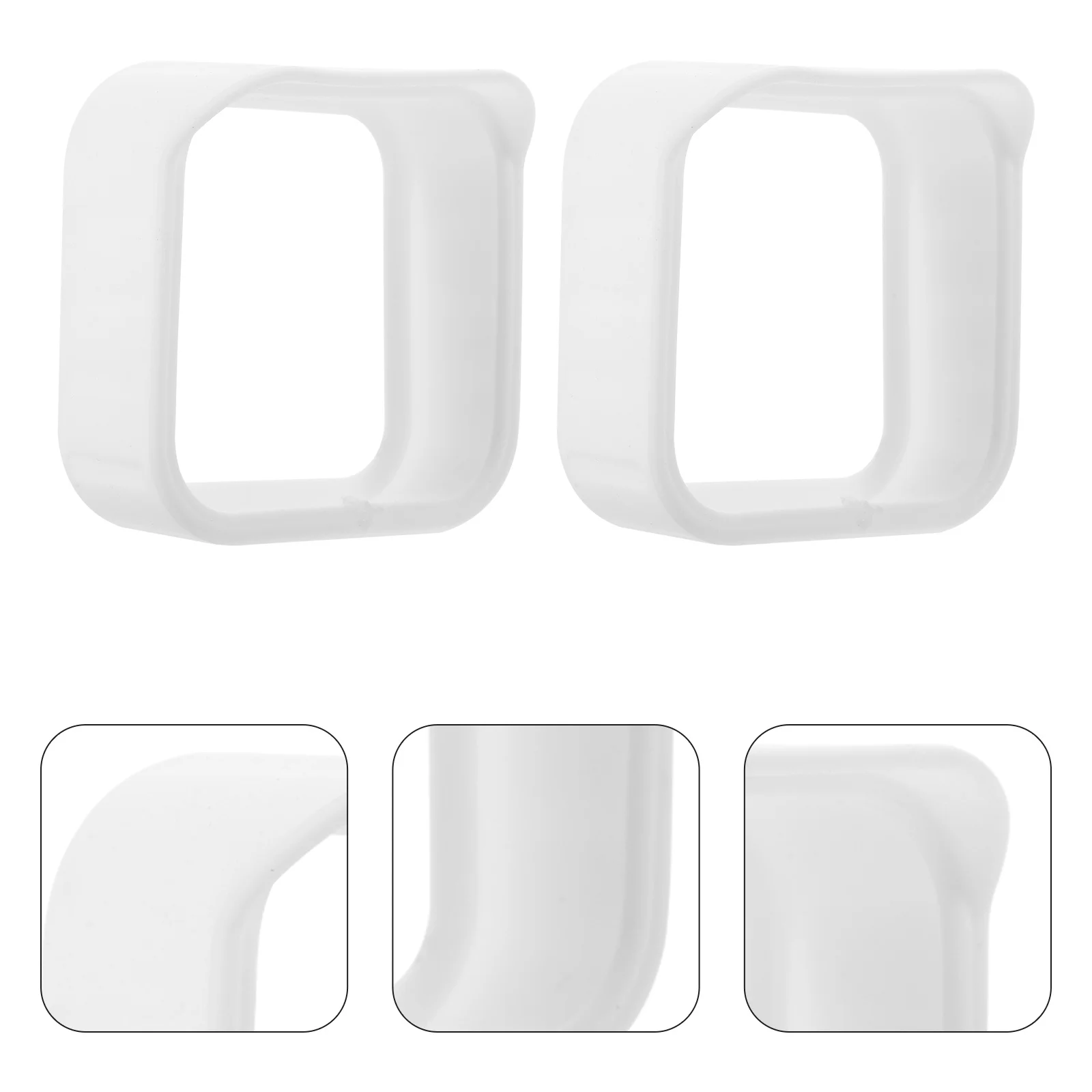 4pcs Camera Silicone Cover Household Security Camera Protector Weatherproof Dustproof Sunshade For Outdoors Indoors Surveillance