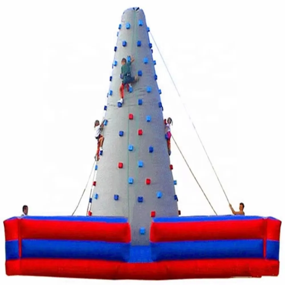 Inflatable Rock Climbing Wall With Slide, Hot Sale Indoor Outdoor Bouncer, Suitable For Kids And Adults