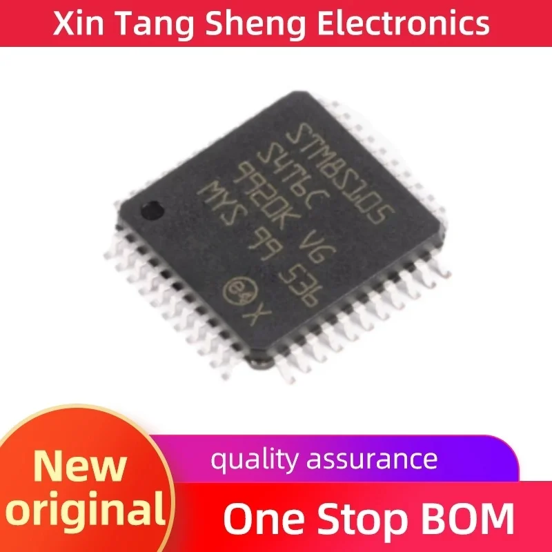 STM8S105S4T6C QFP44 new imported original 8-bit microcontroller with large quantity and high price