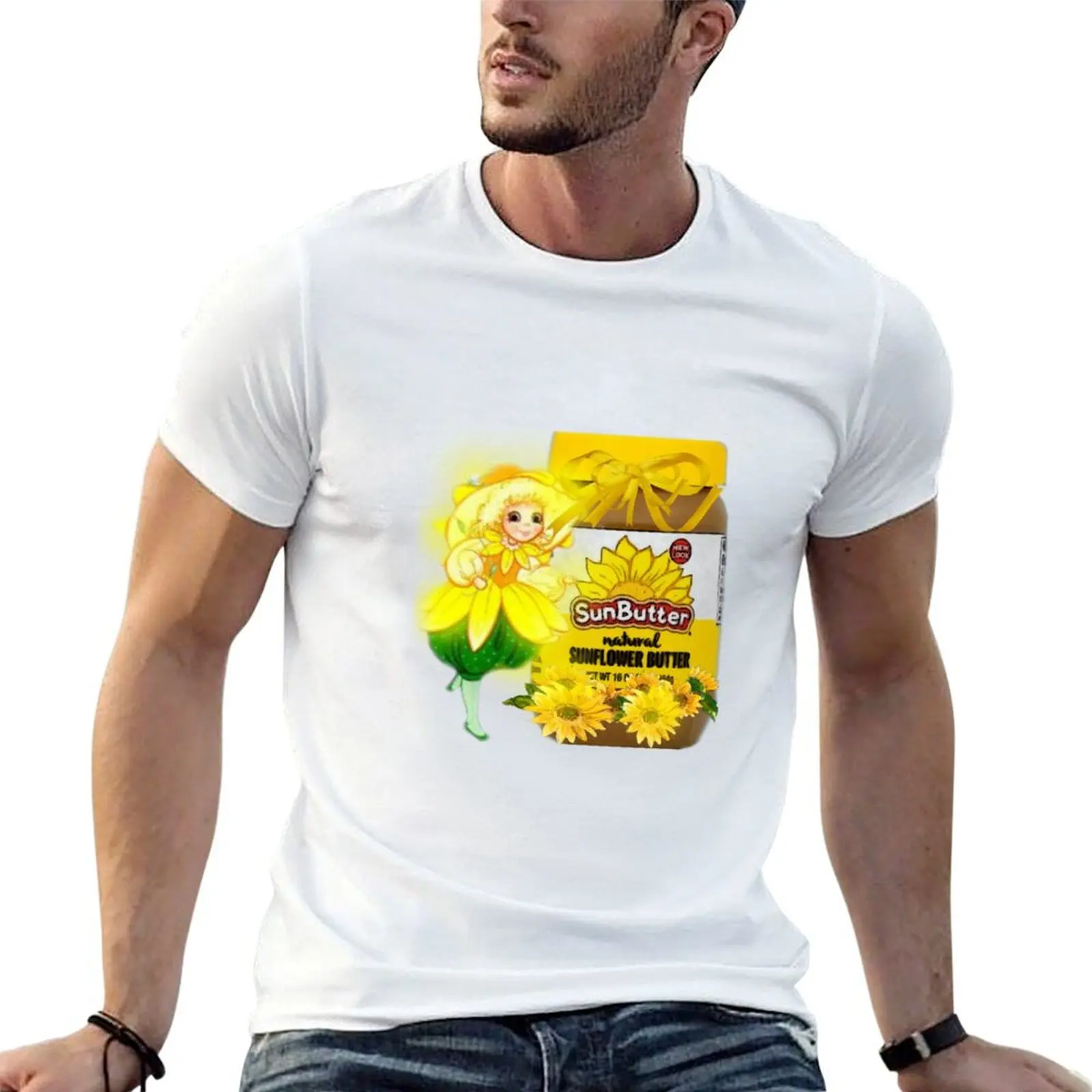 

Sunny sunflower's sunbutter T-Shirt funny t shirts man funny t shirts cotton T-Shirt