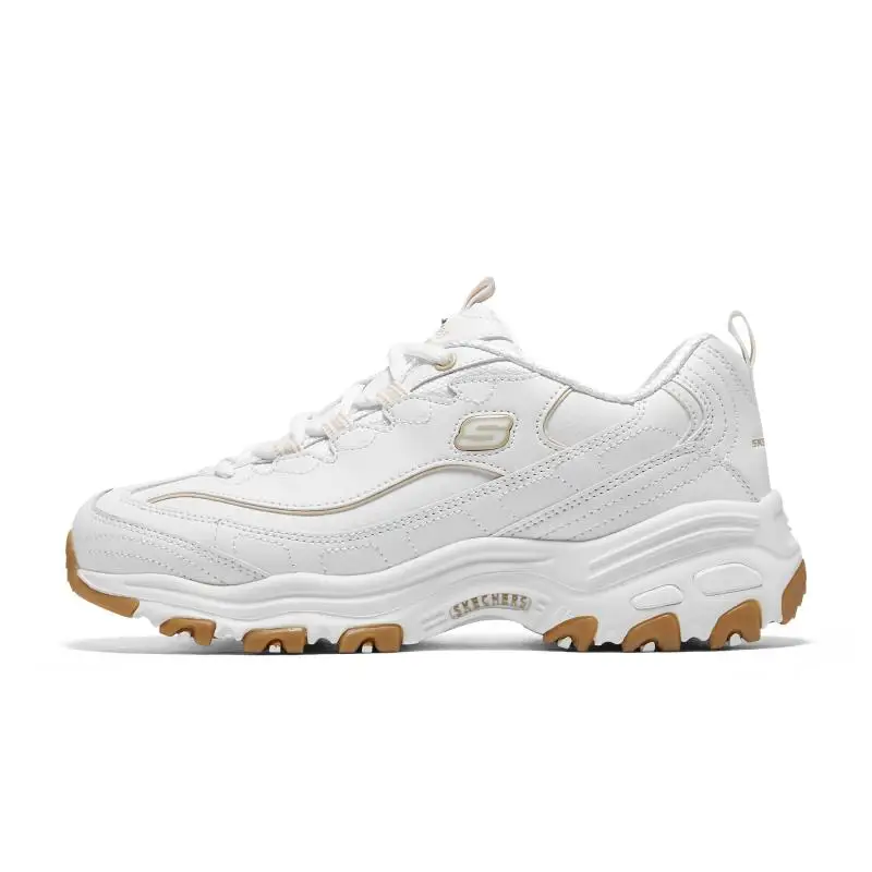 

Skechers Women's Shoes, White Shoes, Sneakers, Fashionable Panda Shoes, Thick-Soled Casual Dad Shoes 149807-Wht