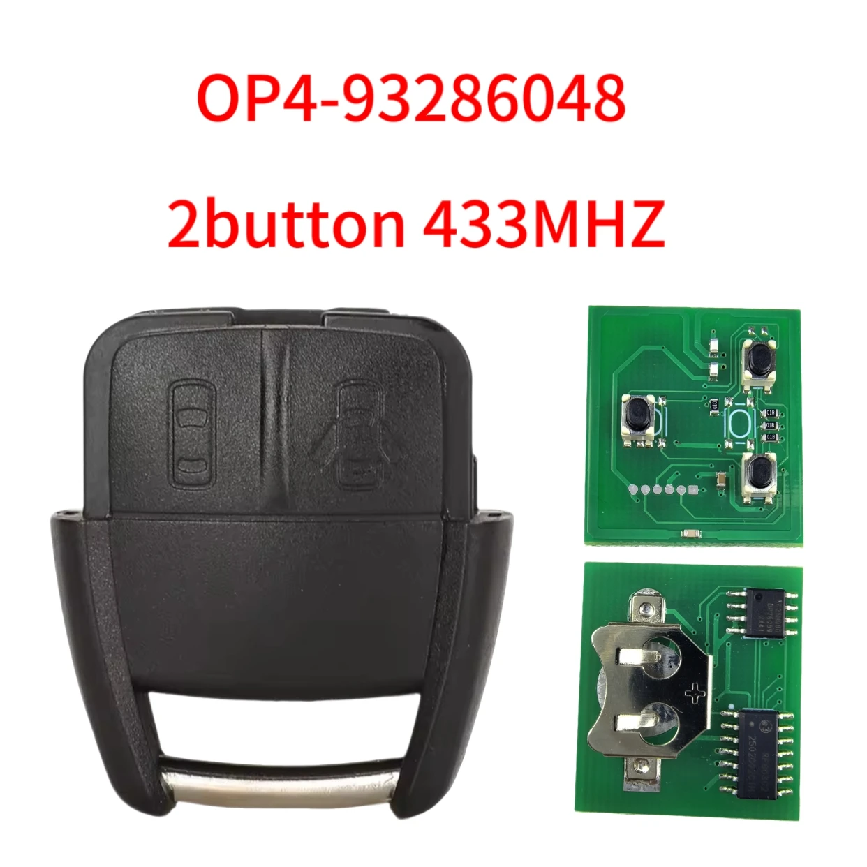 Jingxin 93255733/ 93286048 433,92 MHz 2/3 Tasten für Opel Omega 2001-2003 Vectra B 2000-2003 Astra für Chevrolet Viva Autoschlüssel/PCB – Detail 9