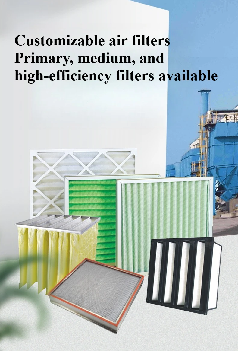 

High-efficiency, high-temperature resistant dust-proof filter to purify the air and remove dust
