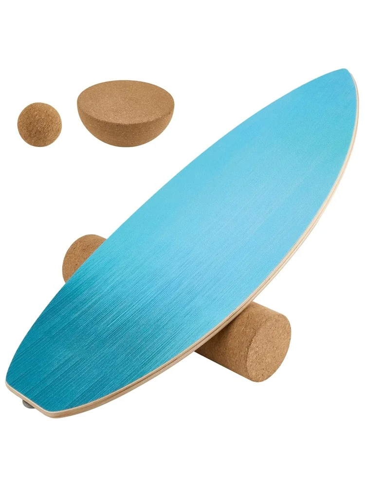 Balance Board mit Rolle, Balance Ball Hemisphere Surf Balance Board, rutschfest, 180 kg belastbar, für Anfänger, Gleichgewichtstraining