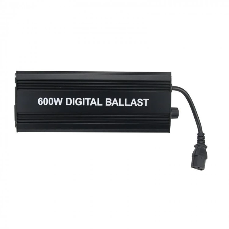 600W Digital Ballasts for Garden Planter Grow Lights HPS MH Bulbs Electronic Dimmable