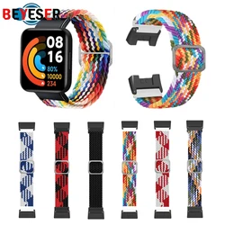 Bracelet en nylon pour Redmi Watch 2, boîtier de protection en métal, bracelet Xiaomi Mi Watch Lite, pare-chocs de montre Redmi, bande Correa