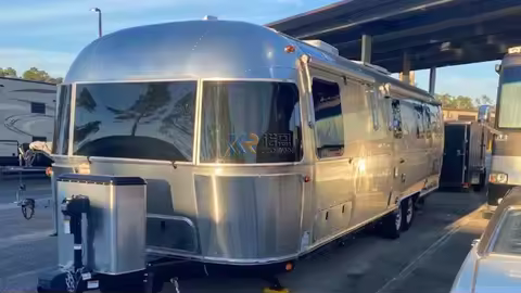 Customization Camping Caravan Price Rv Camper Luxury Motorhomes Camping Trailer Travel Aluminum Travel Trailer