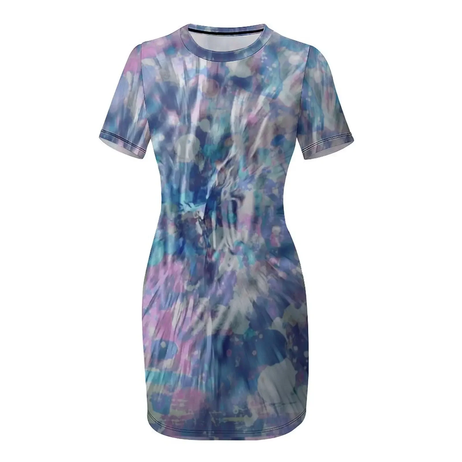 Magical Purple Tree 1 Short-Sleeved Dress Women's summer suit Women's evening dress prom dress 2025