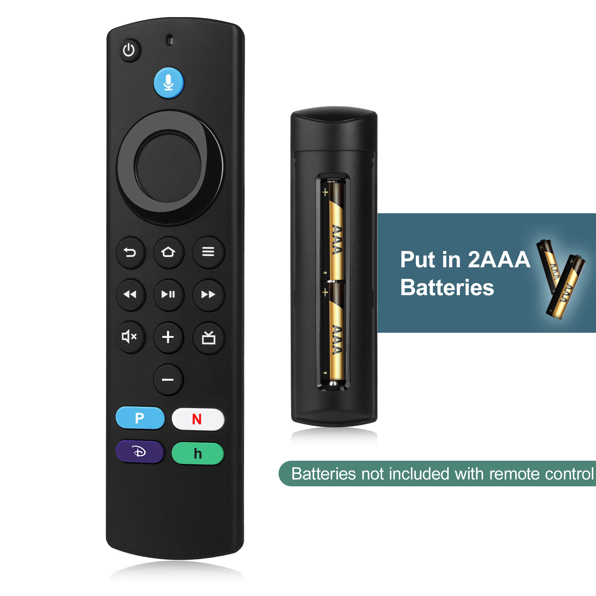 Remote Control Suara Pengganti untuk Remote Control TV Api Televisi Stick Lite BT Remote Control Suara Generasi ke-3