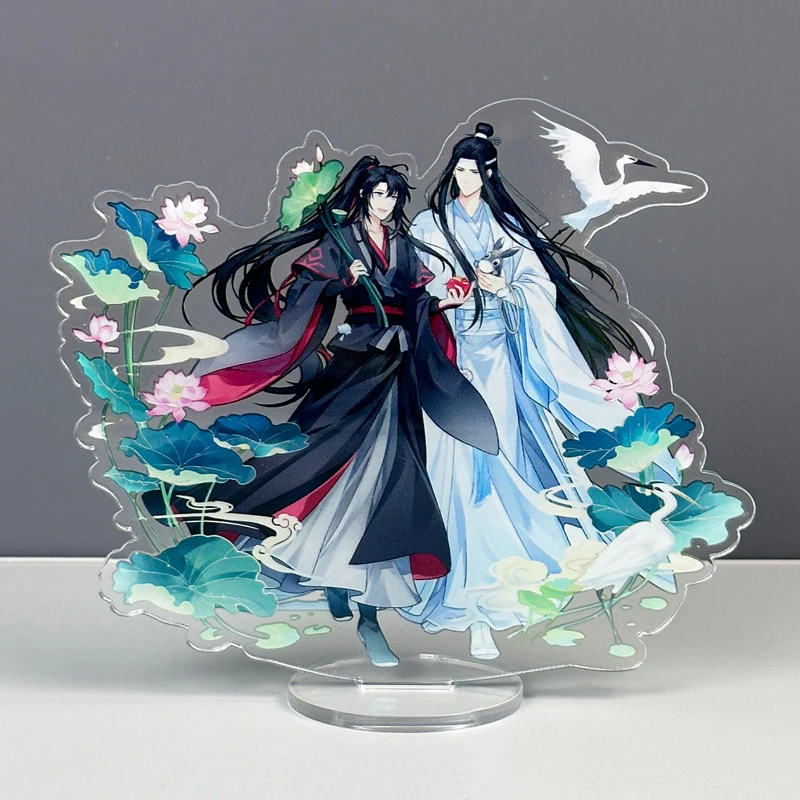 

Anime LanWangJi WeiWuXian Grandmaster of Demonic Cultivation Cosplay Standing Sign Birthday Xmas Gift Acrylic Table Decoration