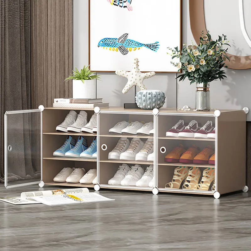 

Multi Layer Plastic Shoe Rack Organizer Storage Space Saving Shoe Cabinets Free Shipping Armarios De Dormitorio Home Furniture