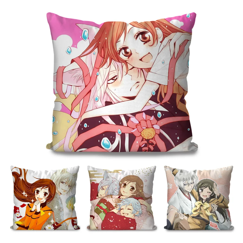 Kamisama Love Anime Pillow Case Square Pillow Bedroom Sofa Leisure Comfort Cushion Car Living Room Home Decoration 40X40