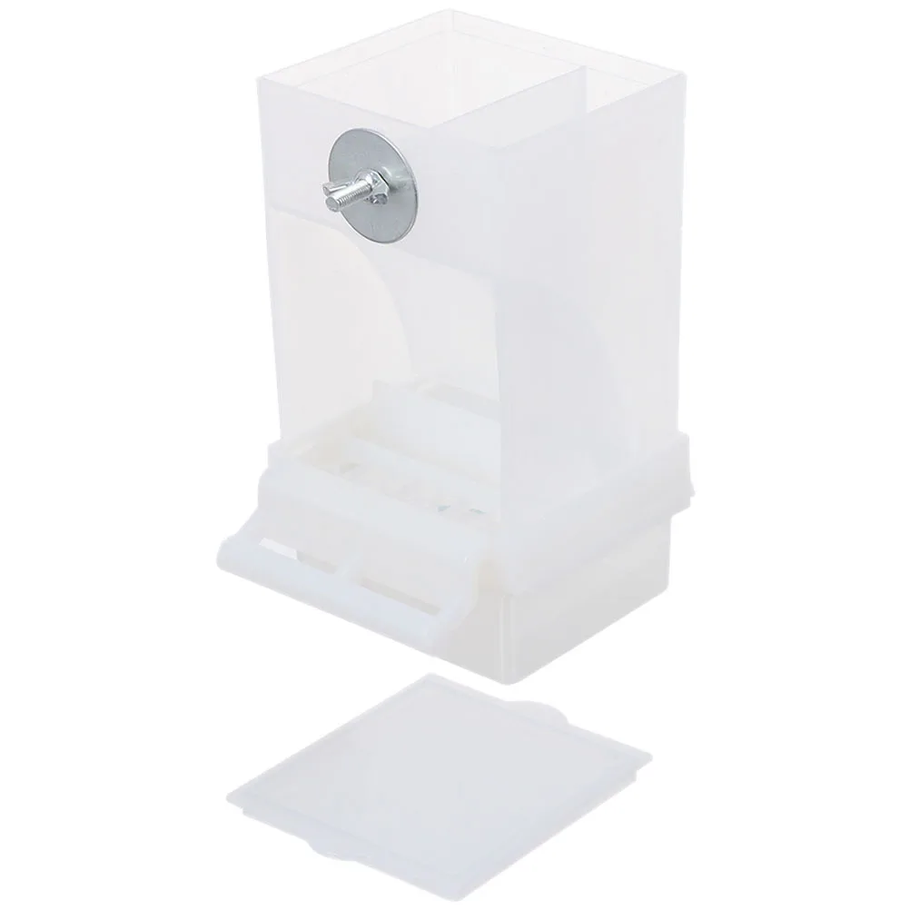 

Automatic Bird Feeder Clear Large Capacity Splash Proof Hanging Cage Feed Container For Parrot Small Birds Pet Bird