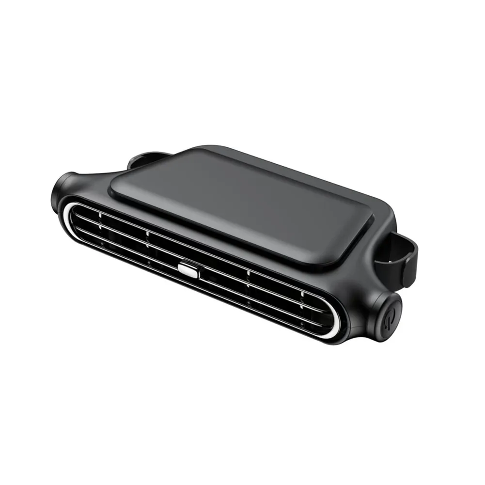 360 Degree Fan 3 Head Car Fan Optimal Heat Dissipation Quiet Operation Space-saving for Design Strong Wind Power Ventilator