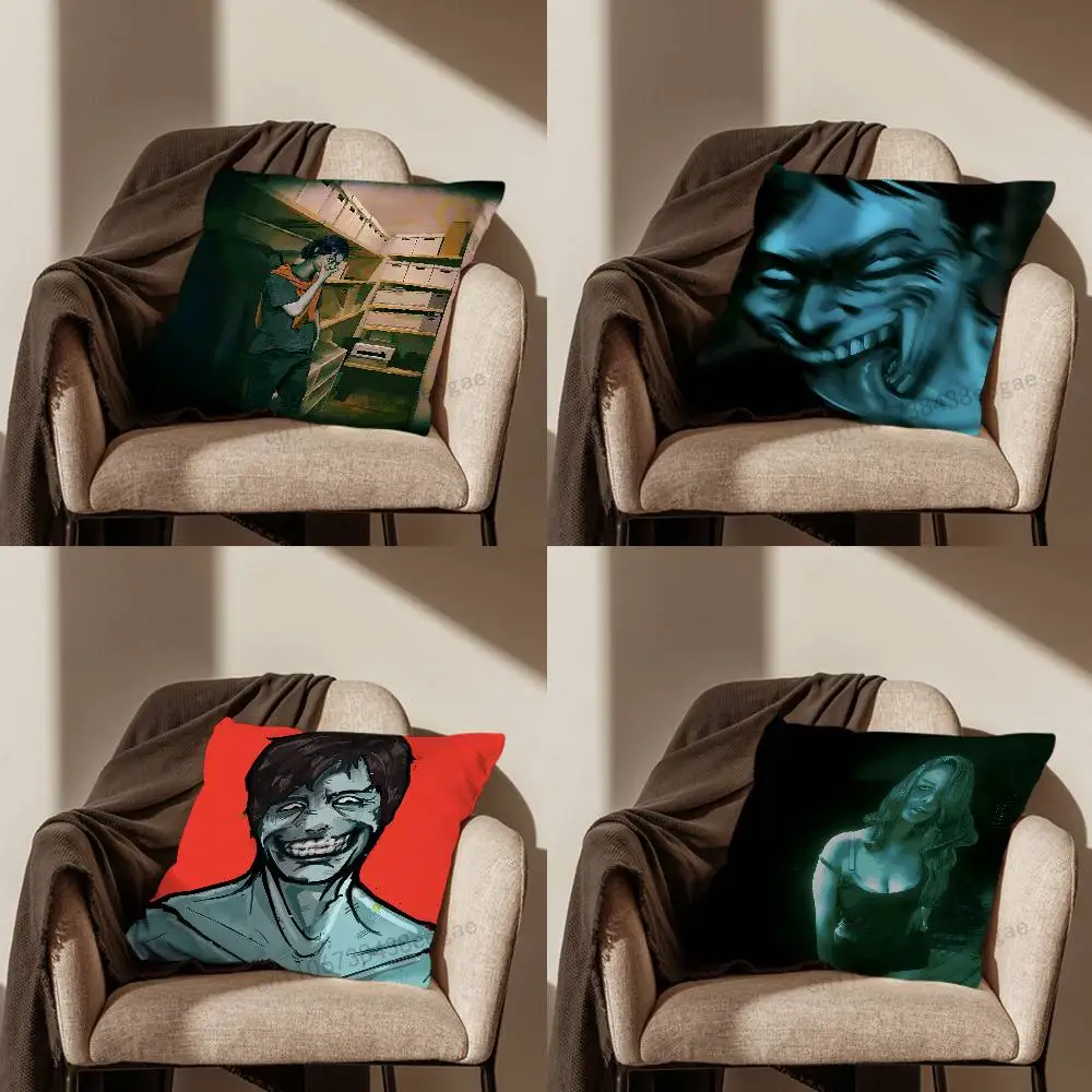

No Im N-Not a H-Human Pillow Case Living Room Sofa Cushion Cover Suitable For Home Bedroom Decoration And Protector