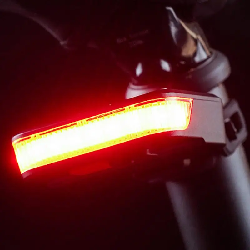 Solar Powered Bicycles Tail Light Mountain Bikes Night Riding Solar Back Light Automatic Illumination Waterproof Rear Light