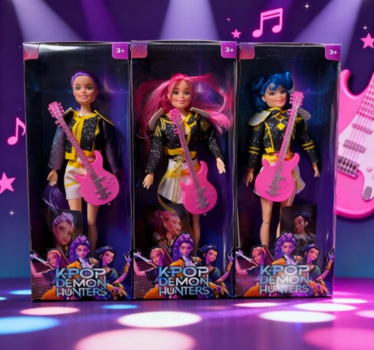 

Kpop Demon Hunters, стильный набор кукол, эксклюзивные аксессуары для героев аниме, игрушки премиум-класса, популярный подарок для коллекционеров