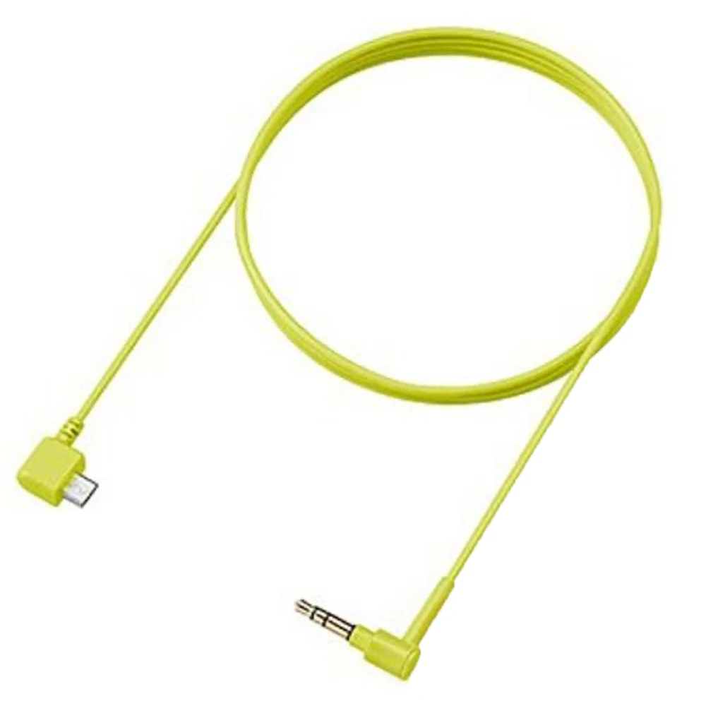 สายไมโคร USB จาก AUX 3.5มม. สำหรับเปลี่ยนสาย PVC สายไฟต่อหูฟัง WI-H700สำหรับ Sony MDR-EX750BT WI-1000X