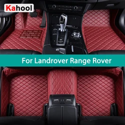 KAHOOL Custom Car Floor Mats For Landrover Range Rover Auto Carpets Foot Coche Accessorie
