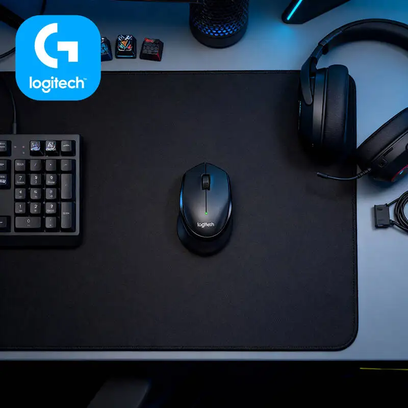 

Logitech M330 Silent Plus Mouse Wireless USB Receiver 2.4GHz Precise Slim for Desktop Laptop Office Area Desk