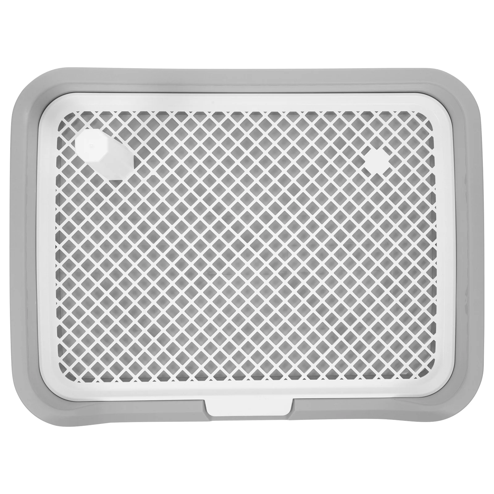 Lavabo para caca de inodoro para perros, orinal interior, bandeja para orinal, sartén de entrenamiento para mascotas, soporte para almohadilla para orinar para cachorros y mascotas