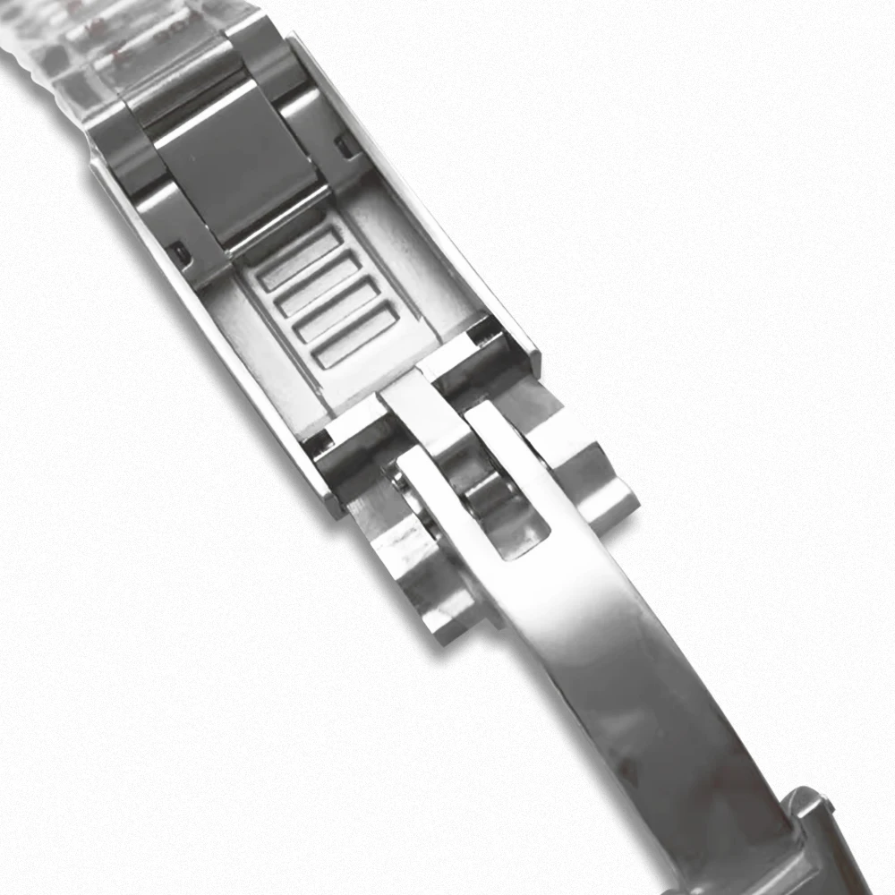 20 мм Высокое качество, полностью твердая нержавеющая сталь 316L, плоский интерфейс, ремешок для часов, браслет с инструментами, спортивный ремешок