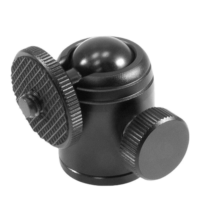 알루미늄 합금 미니 편리한 구형 헤드, 360 도 회전 삼각대, 비디오 파노라마 헤드, 사진 액세서리