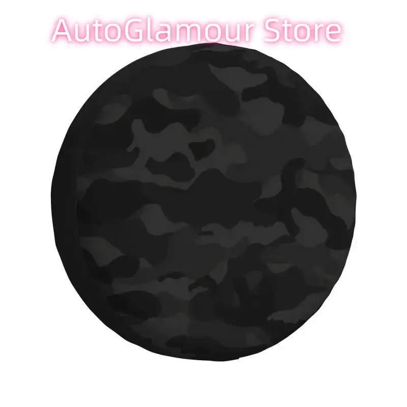 Camo Camouflage Seamless Pattern Spare Tire Cover for Jeep Honda Army Tactical SUV RV Camper Car Wheel Protectors Accessories