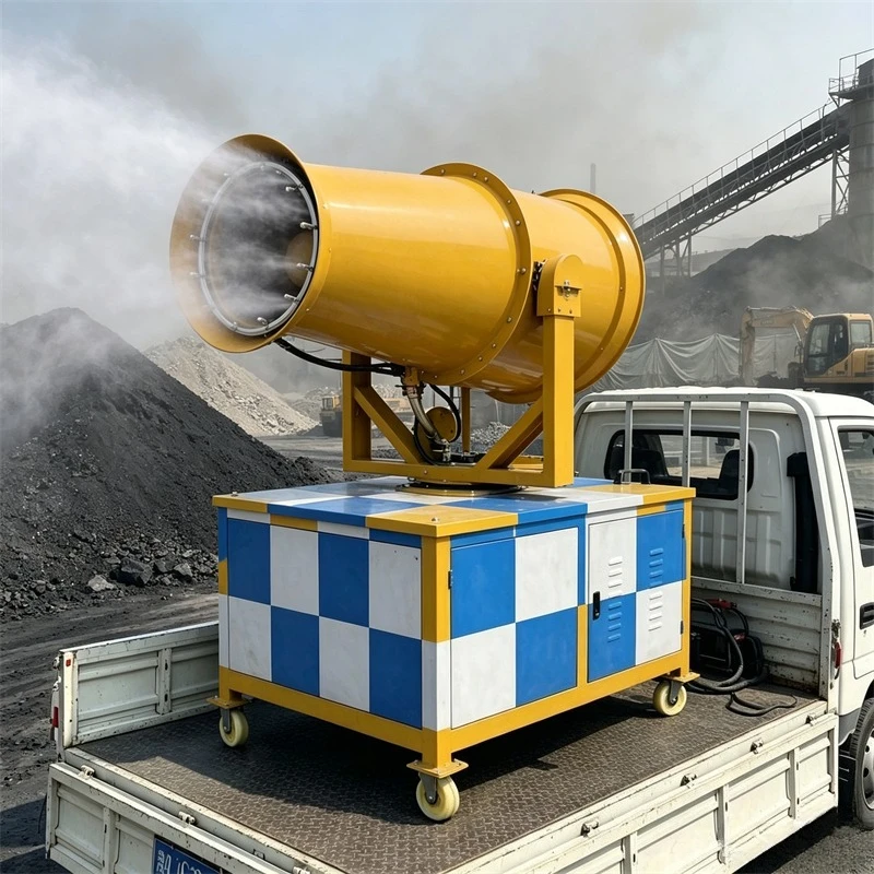 Wholesale Mist Cannon Machine Remote Control Vehicle-Mounted Fog Cannon For Construction Site Dust Suppression And Cooling