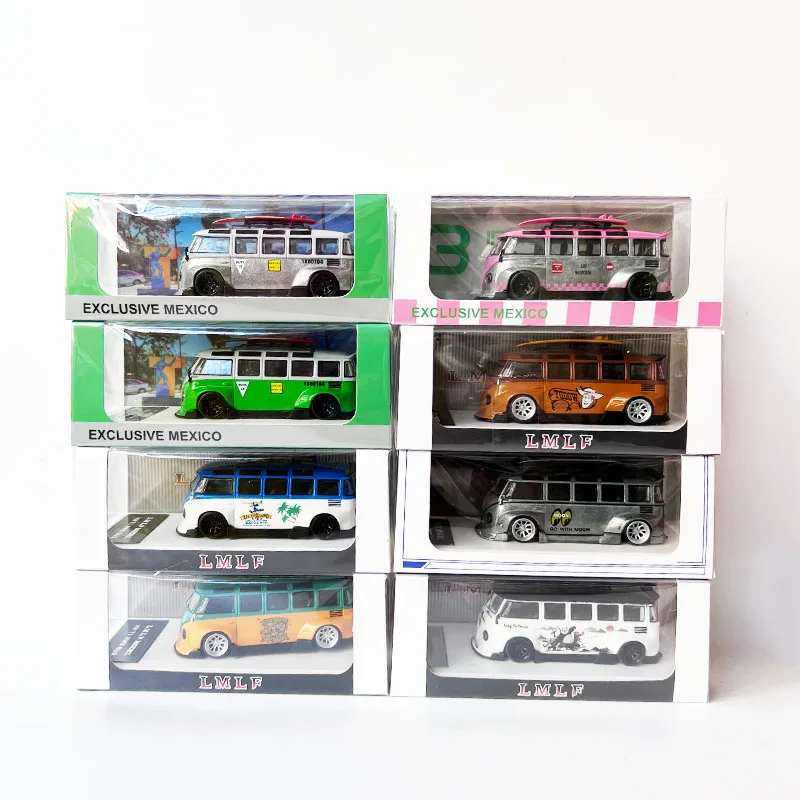 1/64 /LFLM имитация сплава литая LBWK картина Карманный автобус модель игрушечного автомобиля коллекция фургона подарки игрушечный автомобиль для детей