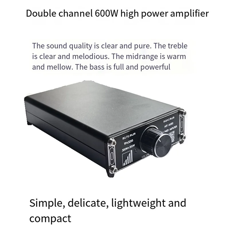 -A25M ترقية TPA3255 حمى الصف HIFI الرقمية مكبر كهربائي مجلس 300Wx2 ثنائي القناة عالية الطاقة وحدة مضخم الصوت