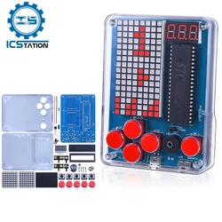 DIY Electronic Game Kit Soldering Project Learning with Four Retro Games Brightness Adjustable Music Switch for STEM High School