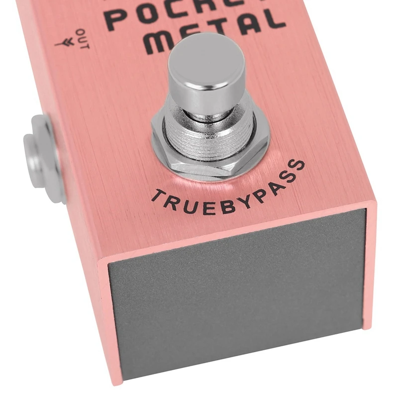 IRIN Electric Guitar Pocket Metal Effector Chorus Professional Single Block Effector Mini Effector Brushed Pink