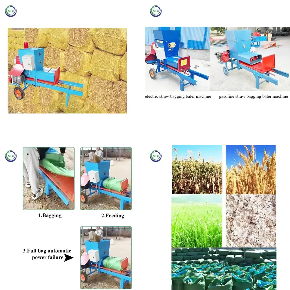 

Small Silage Baler Machine 50 kg Bags Wheat Corn Silage Baler Square Pack Packing Machine