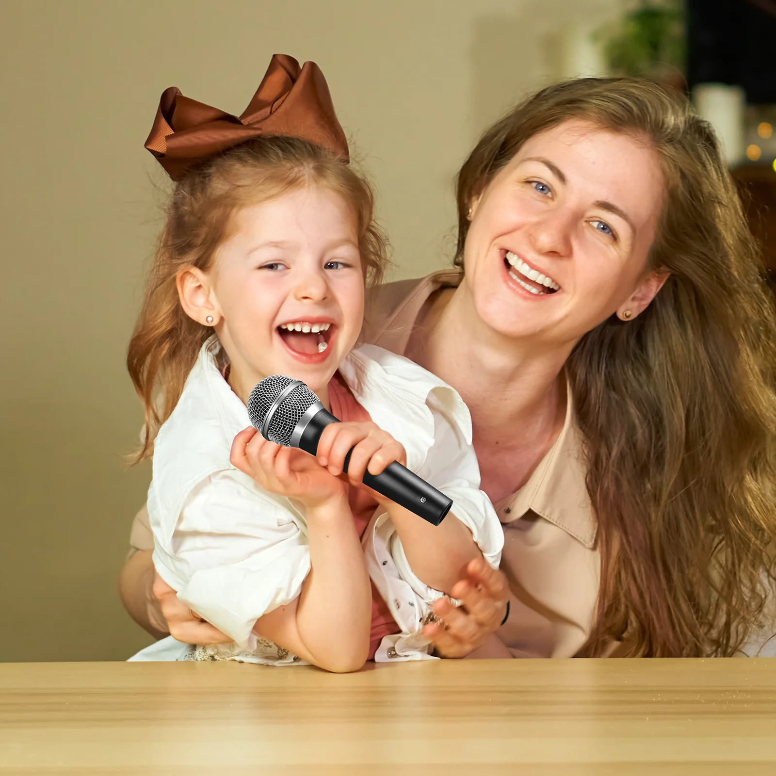 1 قطعة ميكروفون مقابلة محاكاة واقعية للأطفال خفيف الوزن أداء المرحلة الدعامة عالية الدقة وهمية هيئة التصنيع العسكري للعامة #3