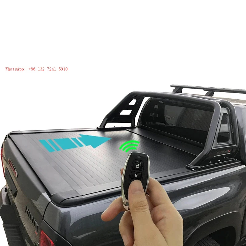 

Factory diHigh Quality Waterproof Pickup Bed Electric Tonneau Cover 4x4 Aluminum Roller Lid Shutter for Hilux 4x4 Tundra Tacoma