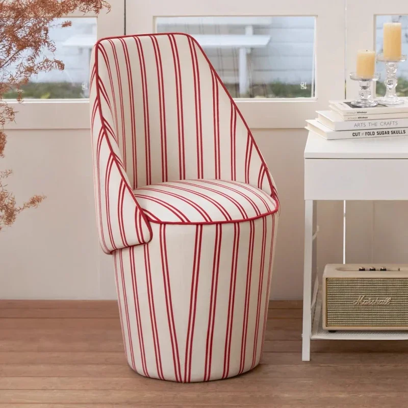 

Ballet Dressing Chair Red Single Chair Bedroom Makeup Chair Leisure Dining Single Sofa
